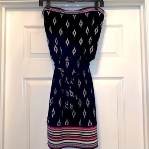 EUC- White House Black Market Strapless Dress